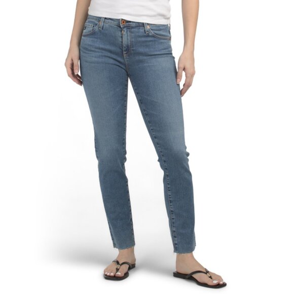 AG Medium Wash Prima Ankle Length Jeans